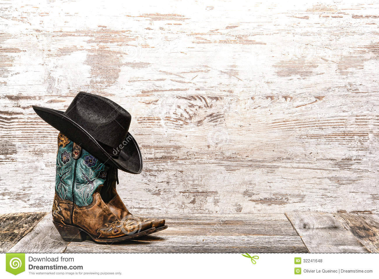 A Rugged American Cowboy Tips His Stetson Cowboy Hat Background