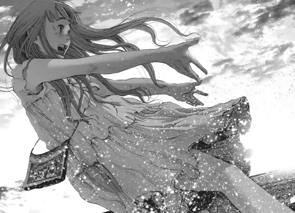 A Sad Goodbye From Goodnight Punpun Background