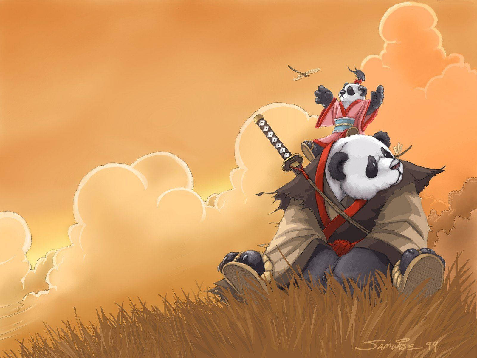 A Samurai Warrior On A Quest Background