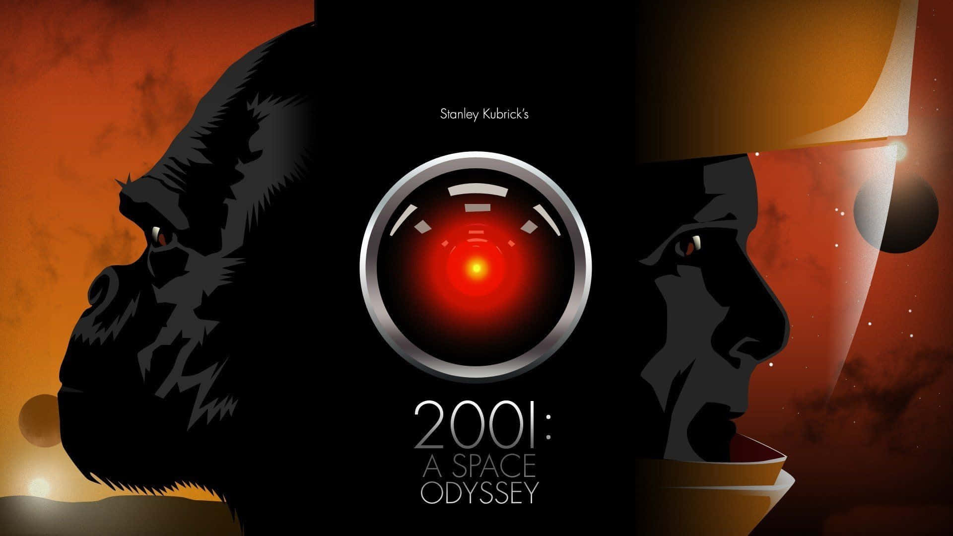 A Scene From Stanley Kubrick's 2001 A Space Odyssey Background