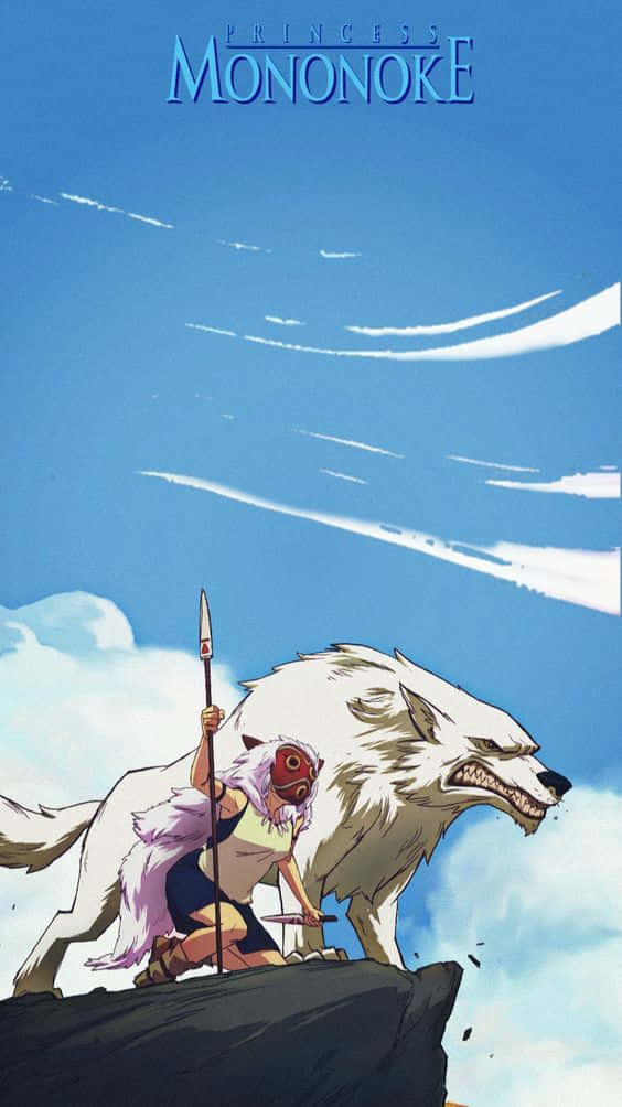 A Scene From The Iconic Studio Ghibli Movie, Princess Mononoke