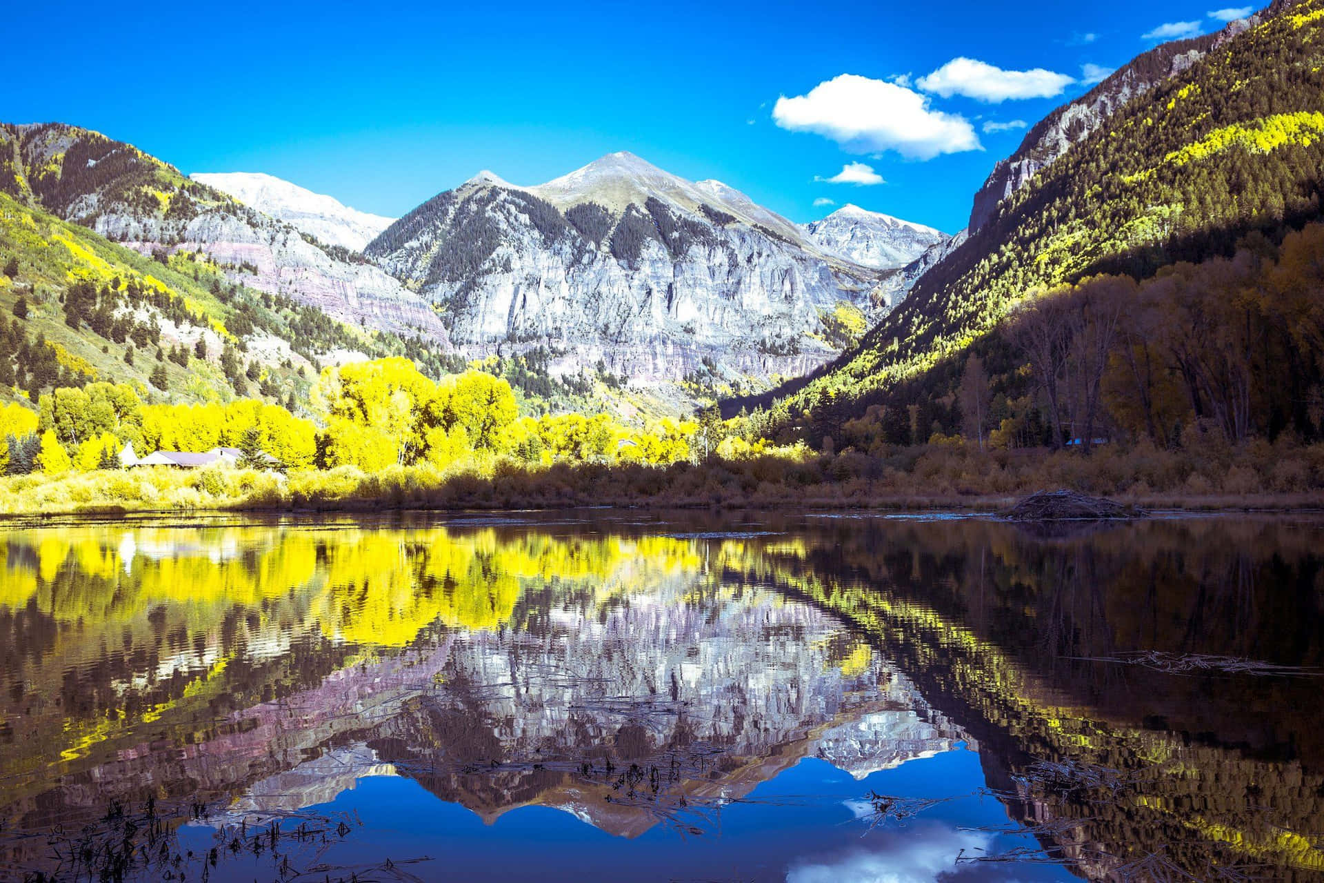 A Scenic Landscape Of The Beautiful Colorado Landscape.