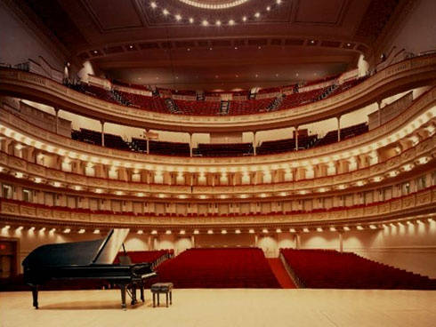 A Scenic Shot Of Carnegie Hall