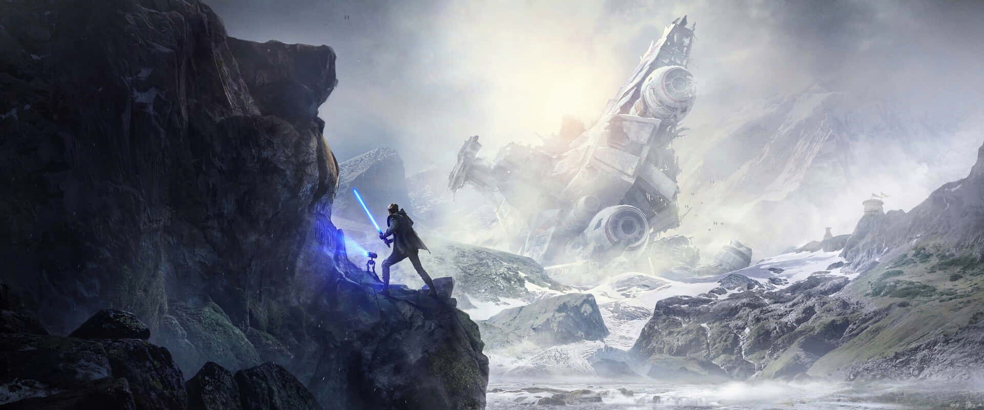 A Sci-fi Battleground Of Epic Proportions Background