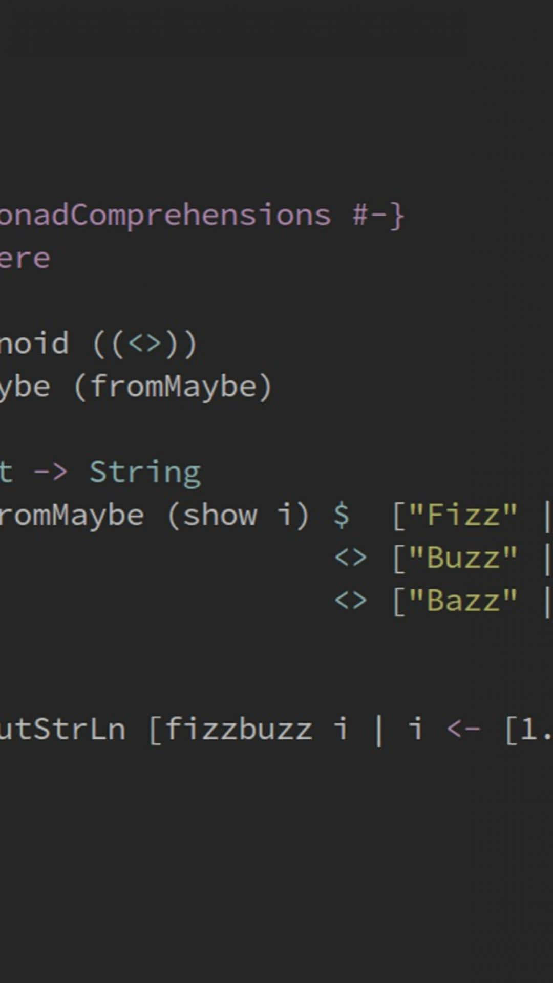 A Screen Showing The Code For A Program Background
