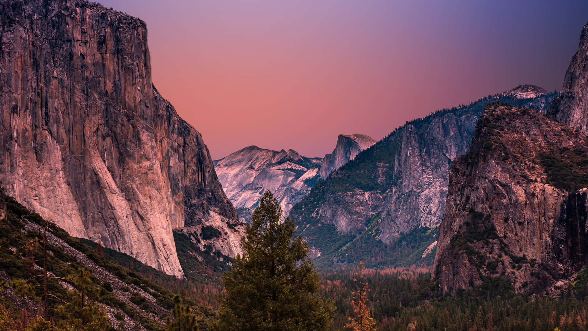 A Serene View Of California's Mountainous Terrain Background
