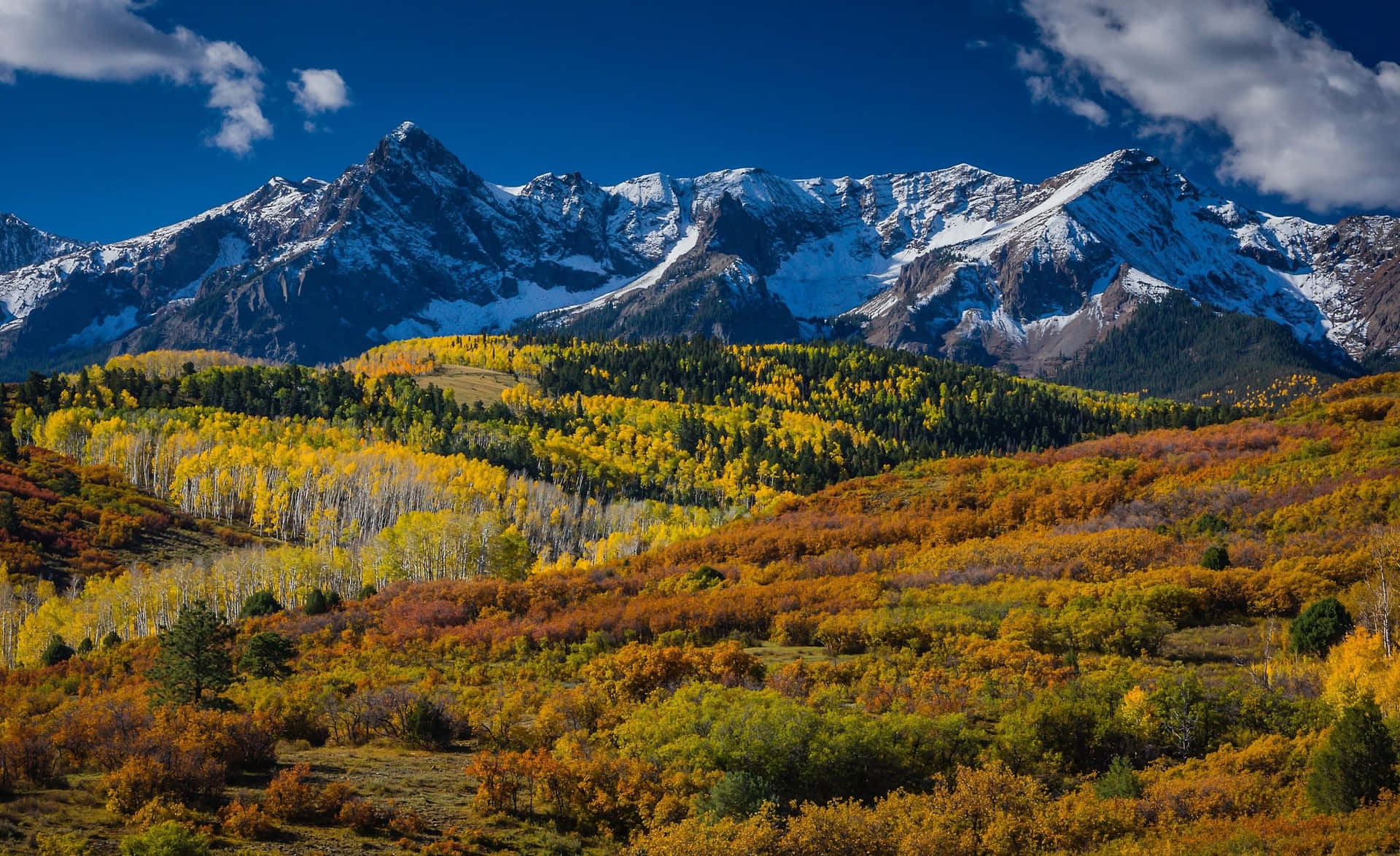 A Serene View Of The Rocky Mountains In Colorado