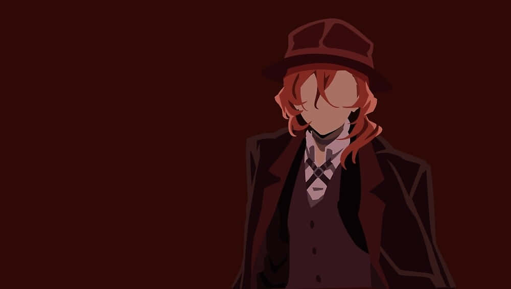 A Shot Of Chuya Nakahara From Bungo Stray Dogs Background