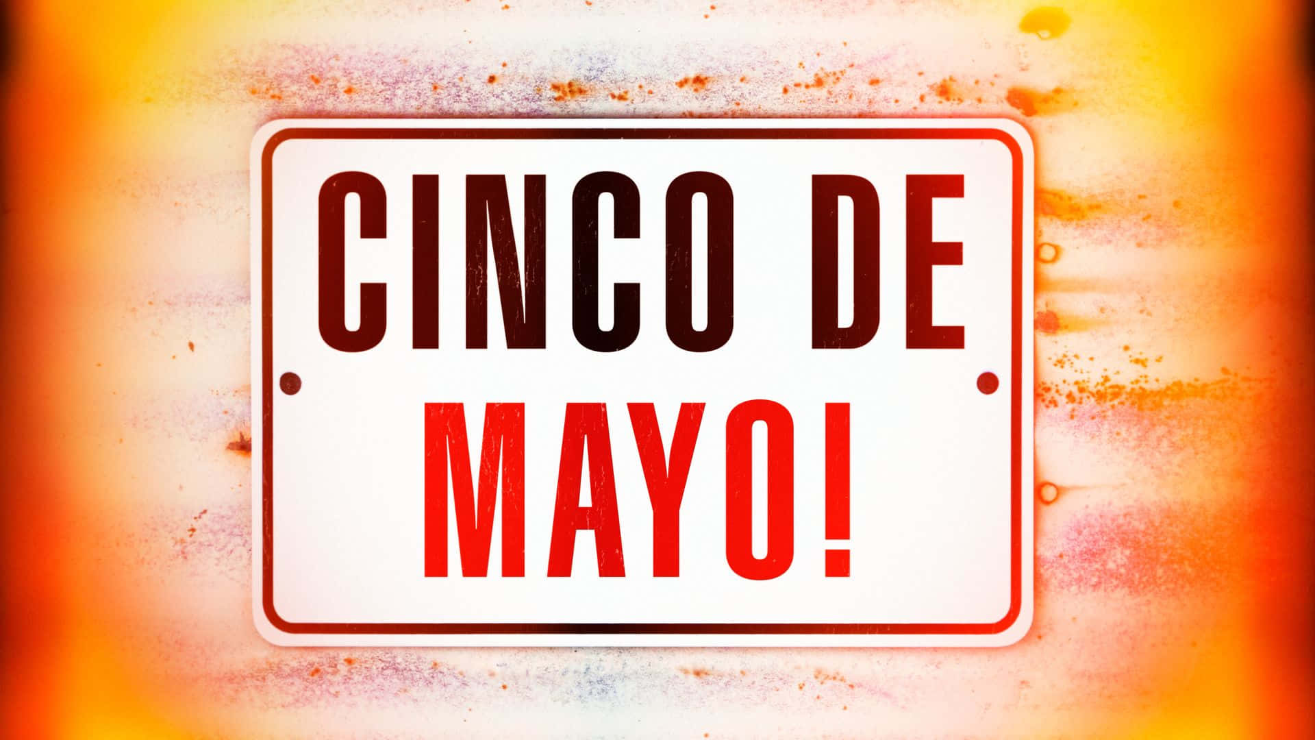 A Sign That Says Cinco De Mayo Background