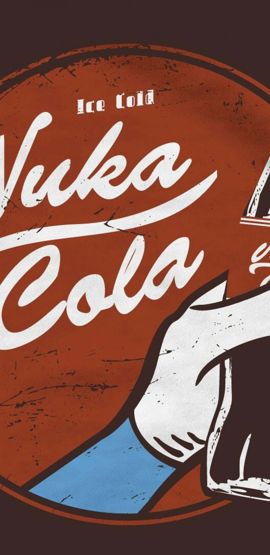 A Sign That Says Nuka Cola Background