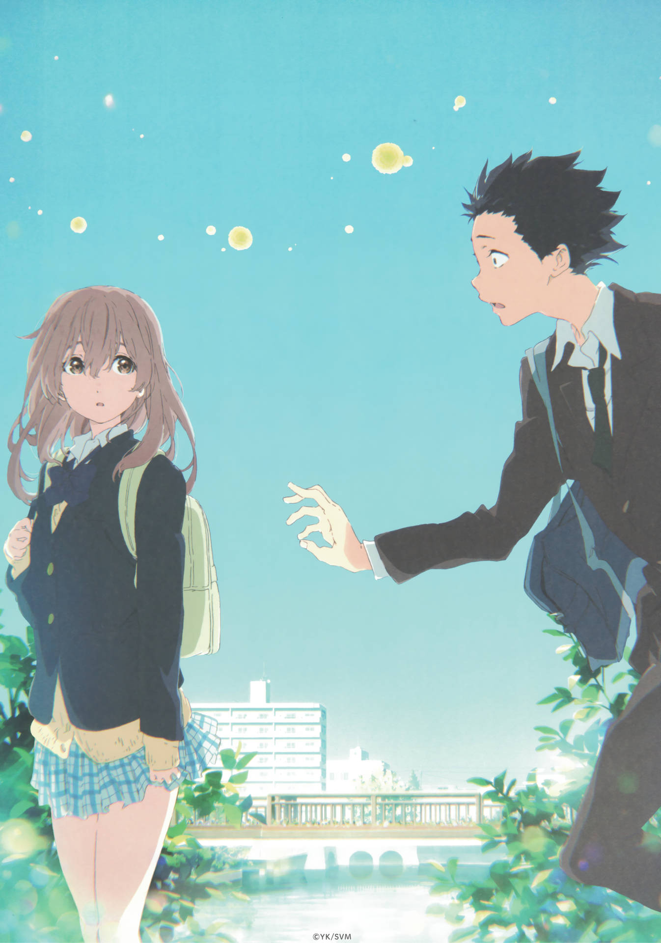 A Silent Voice Anime Poster Background