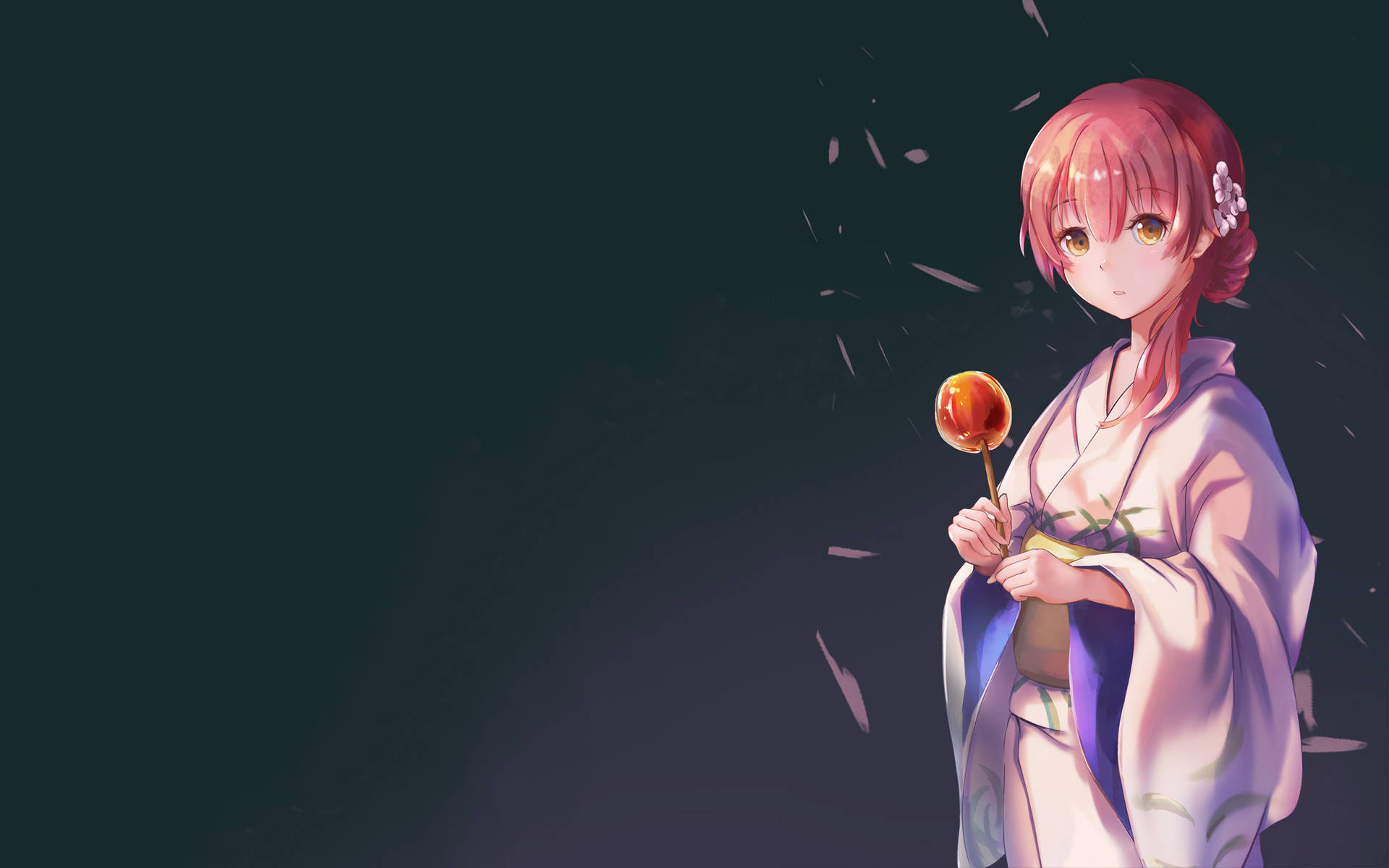 A Silent Voice Shouko In Kimono Background