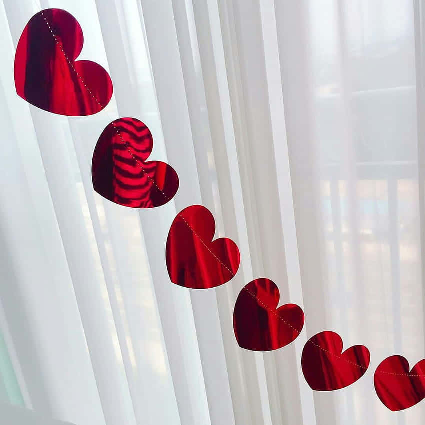 A Simple Yet Stunning Combination Of Red And White Background