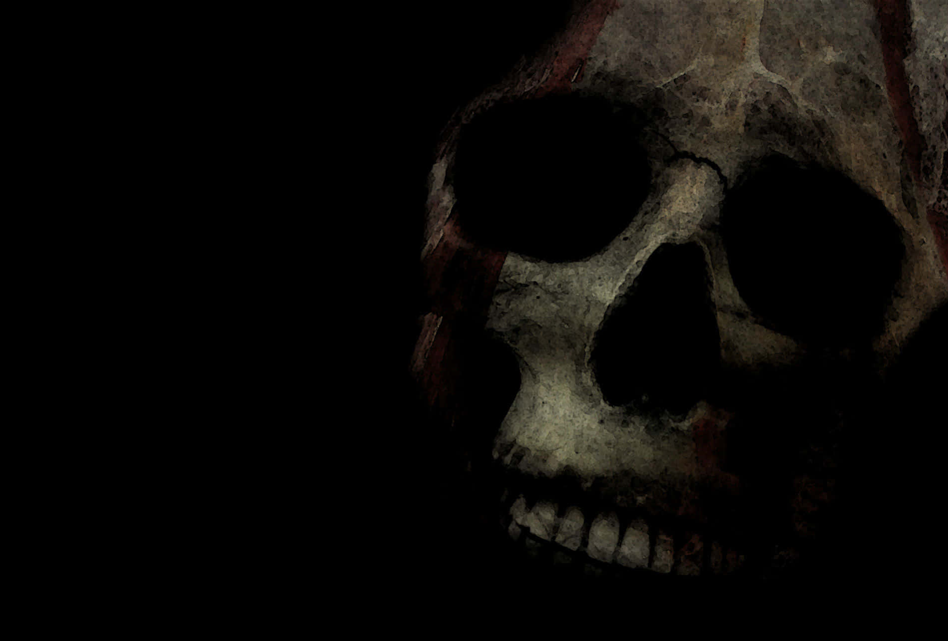 A Skeleton's True Nature: Dark And Mysterious Background