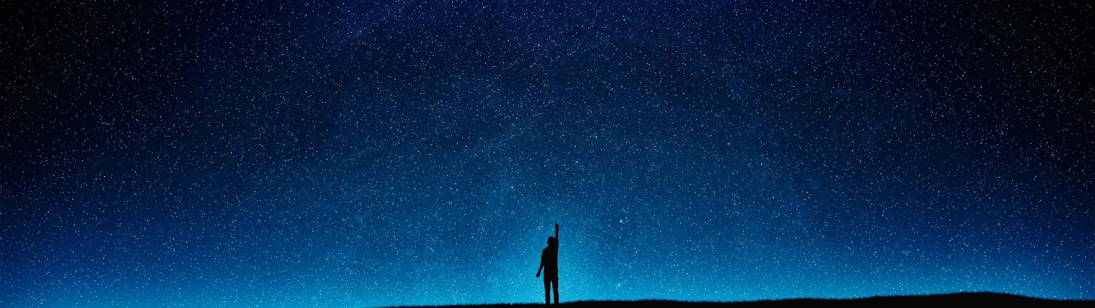 A Sky With Stars Background