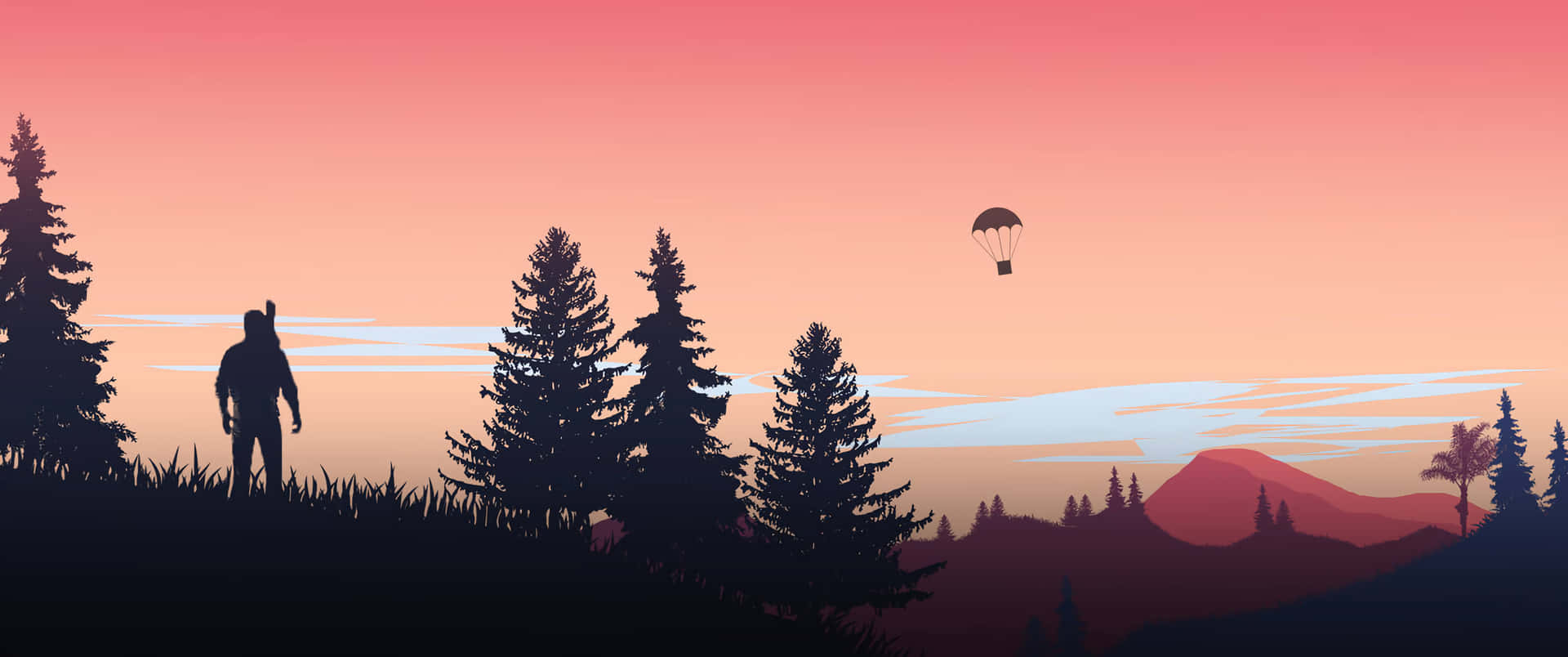 A Sleek And Modern Look Of A 3440x1440 Minimal Style Background