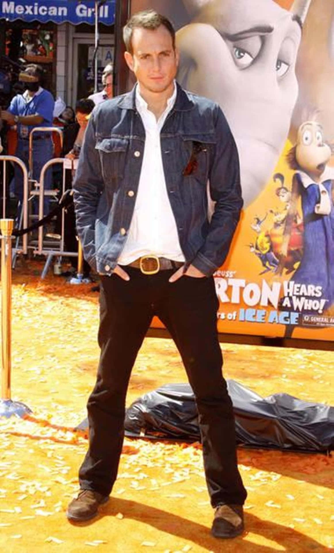 A Smiling Will Arnett Posing For The Camera Background