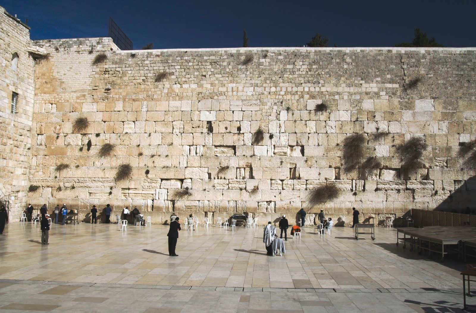 A Snapshot Of Spirituality At The Wailing Wall Background