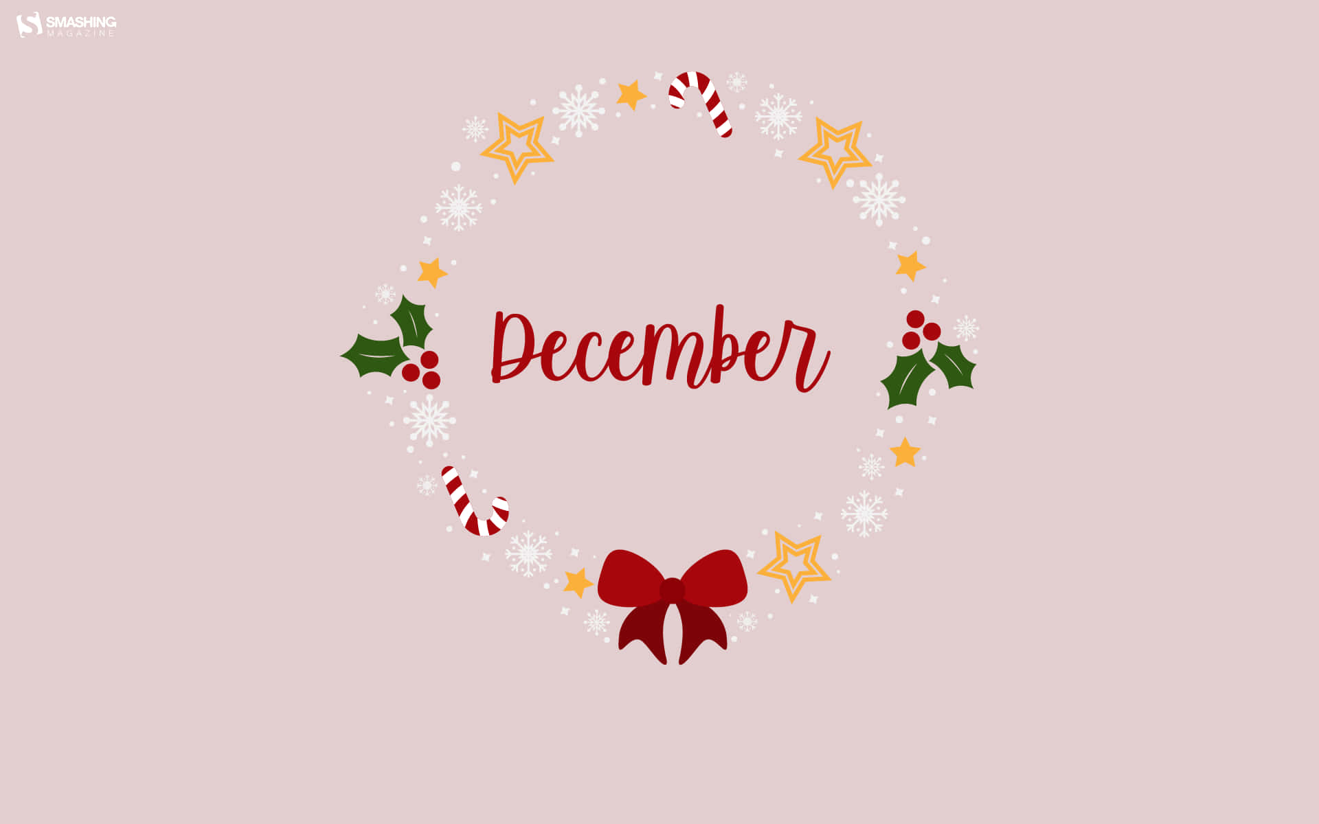 A Snowy December Background