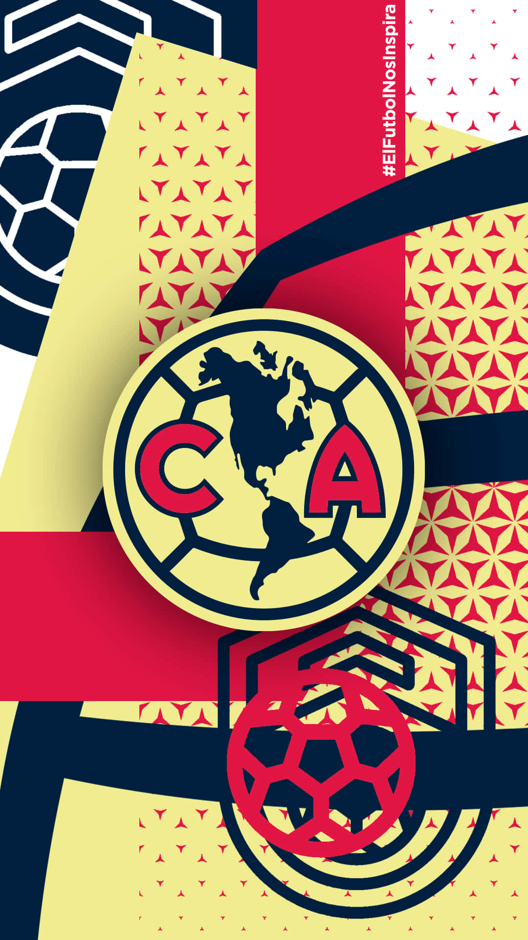 A Soccer Ball With A Red, Yellow And Blue Background Background