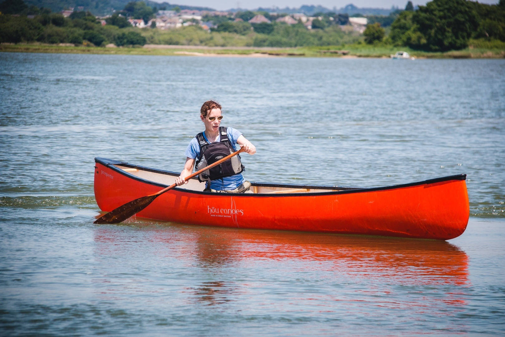 A Solo Canoeing Background