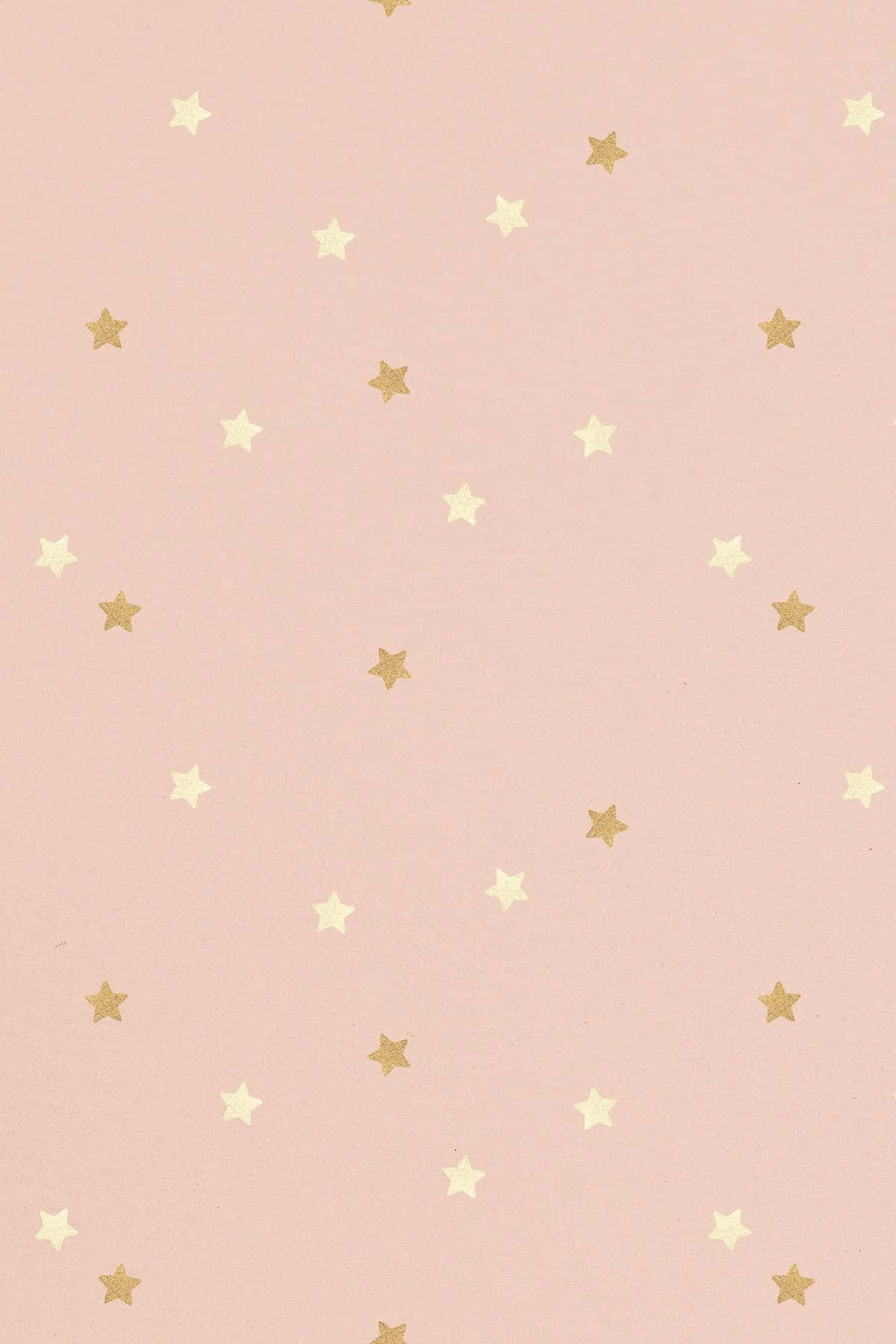 A Soothing Gradient Background Of Light Pink And Gold Background