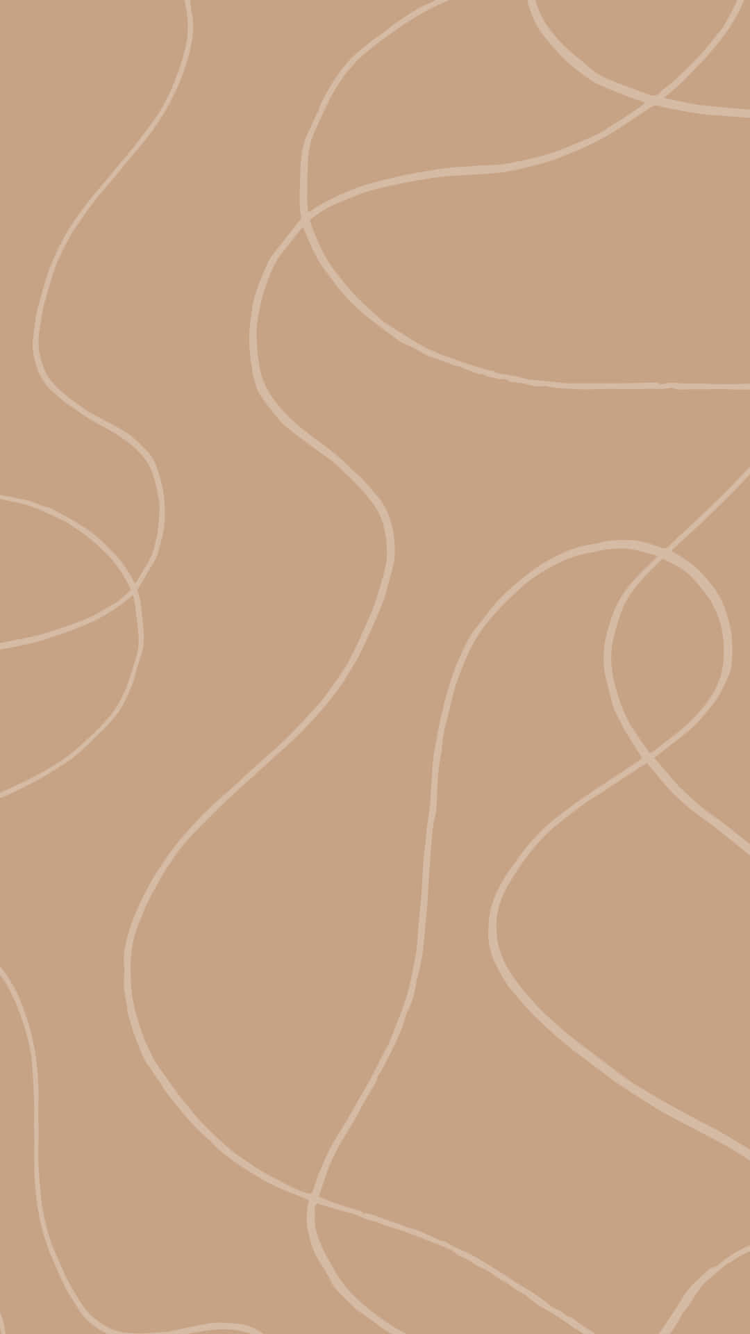 A Soothing Pastel Brown Landscape For A Tranquil Atmosphere Background