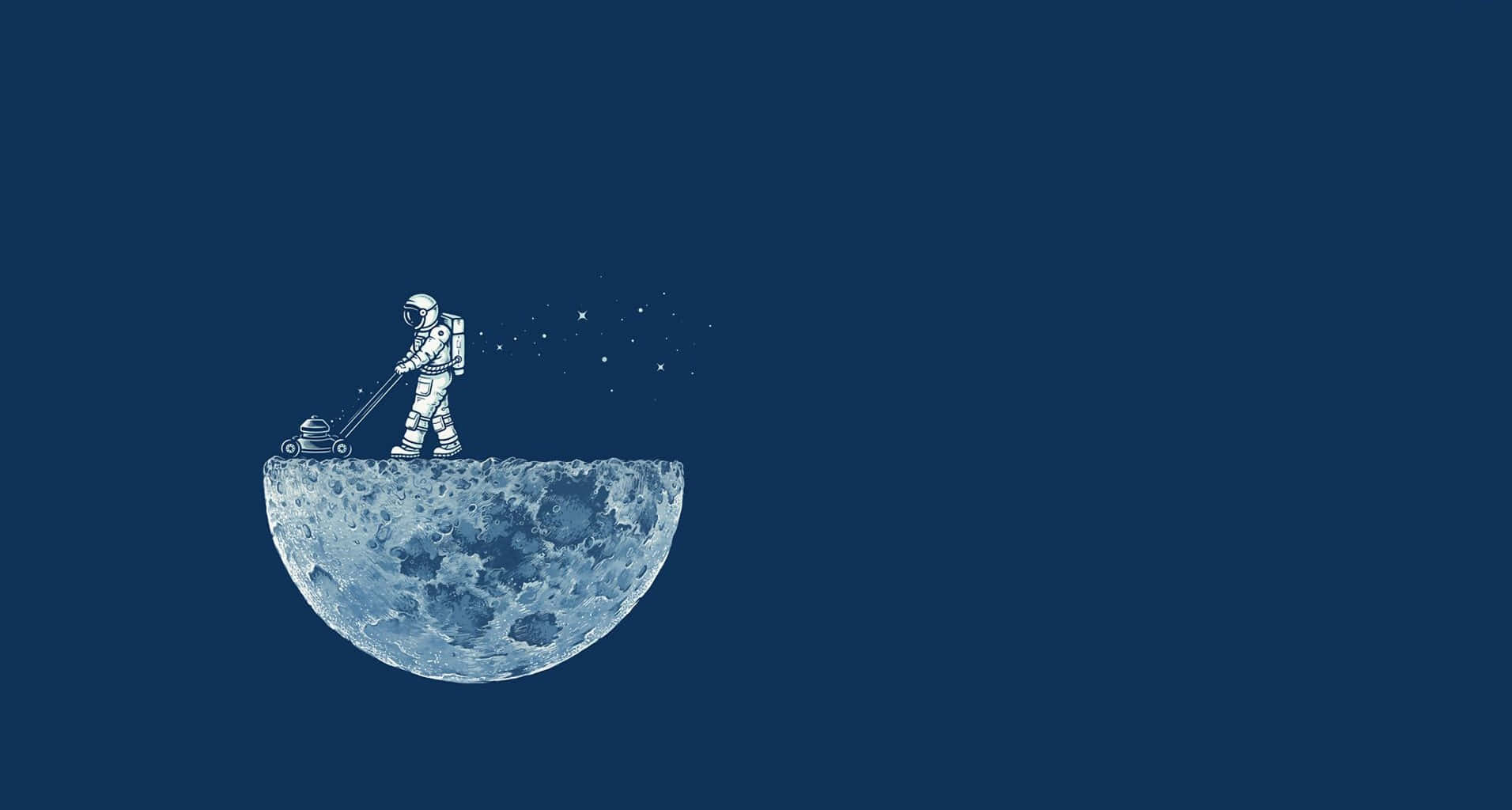 A Space-suited Astronaut Explore The Vast Possibilities Beyond Our Planet Background