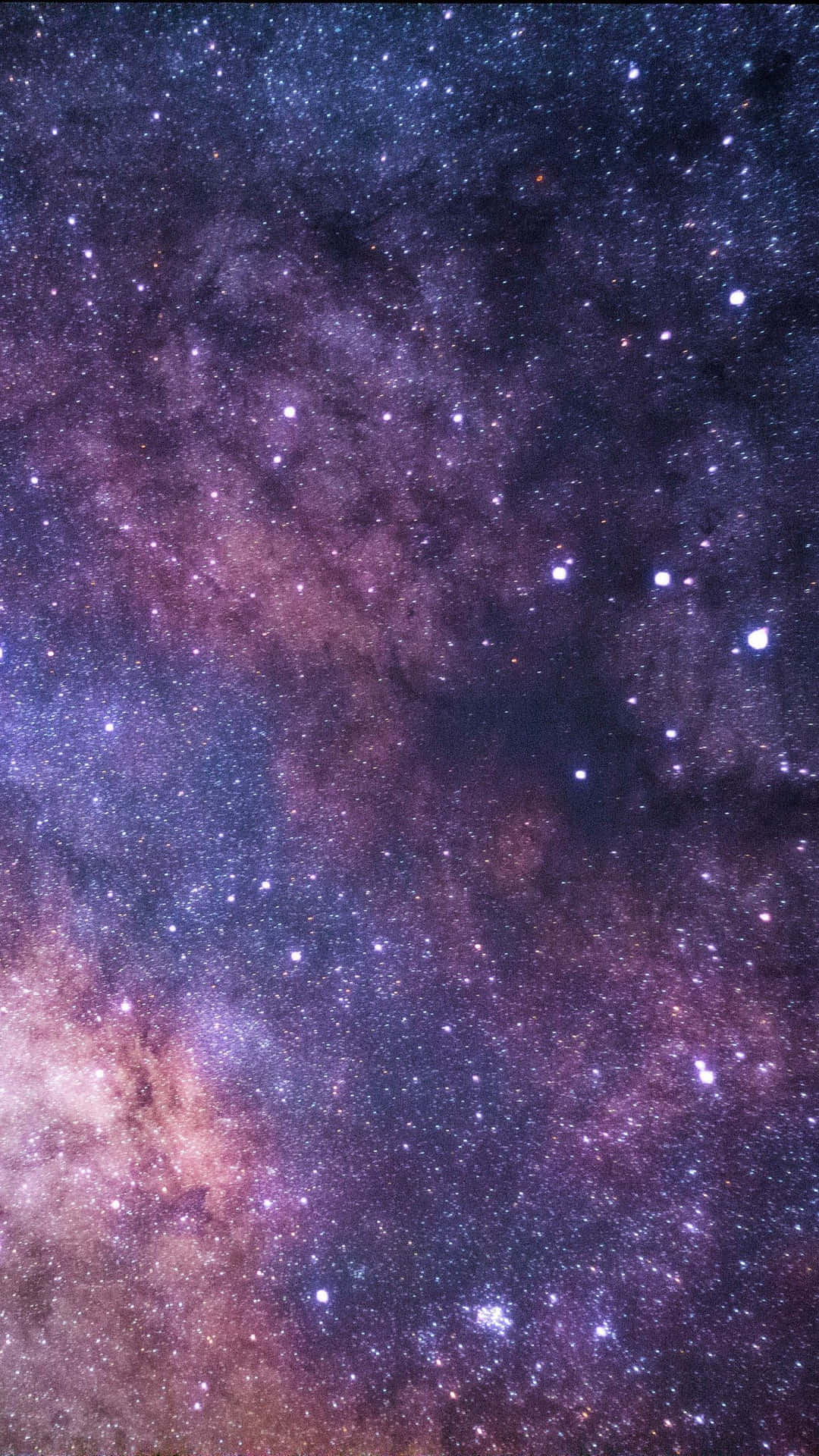 A Space With Stars And Milky Background