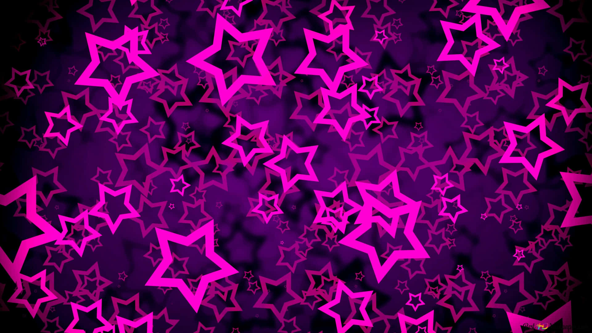 A Sparkling Purple Star Background