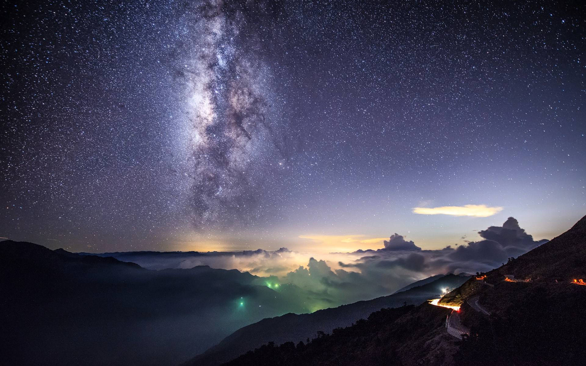 A Spectacle Of The Sky, The Milky Way Background