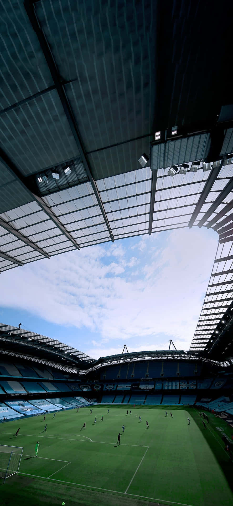 A Spectacular Soccer Stadium Lights Up A City