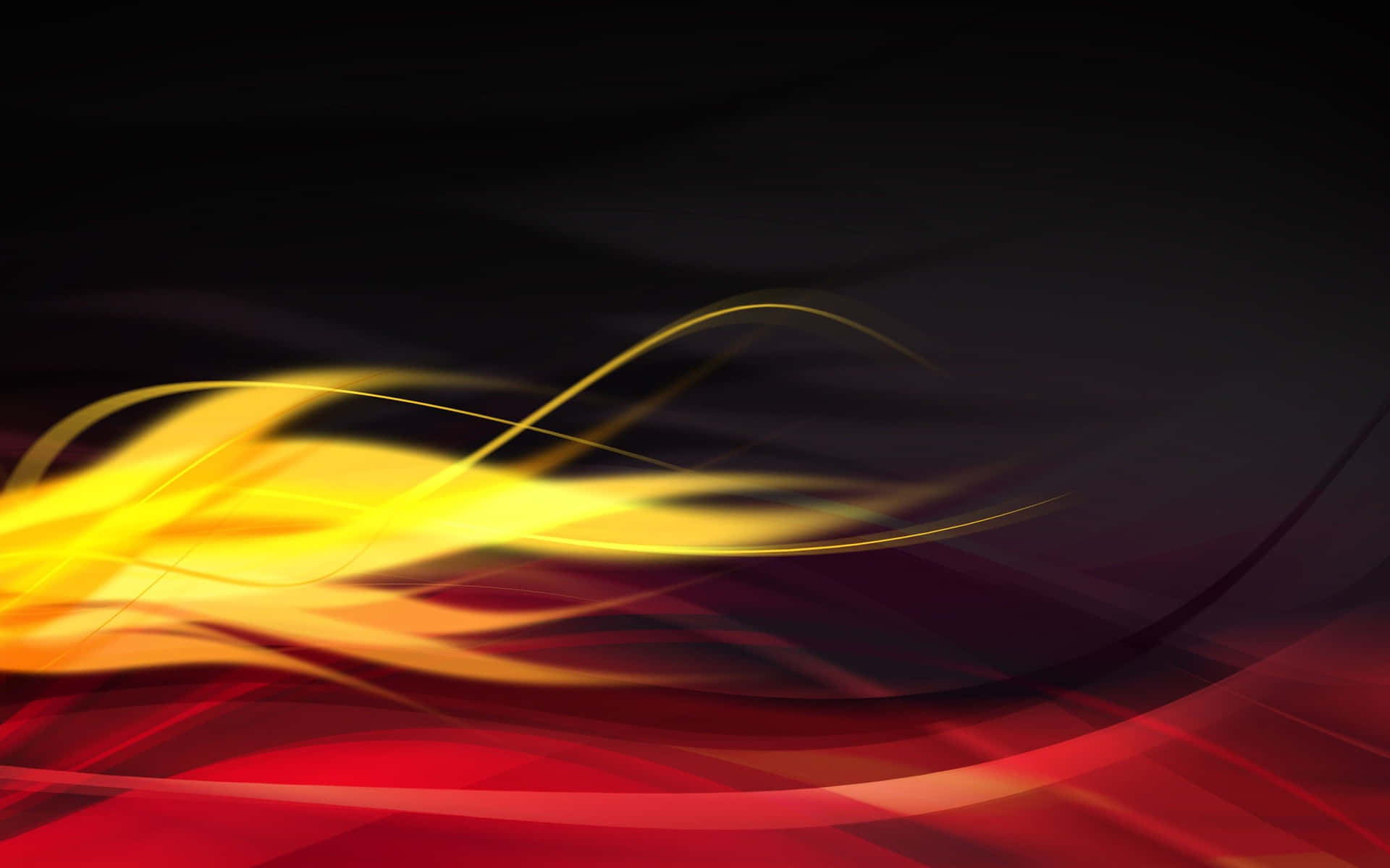 A Spectular Display Of Red And Gold Background