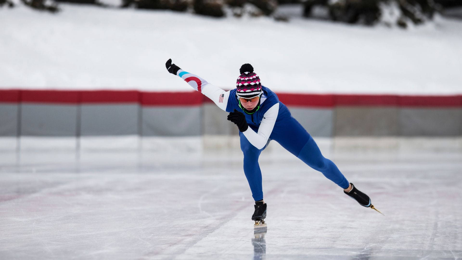 A Speed Skating Skater