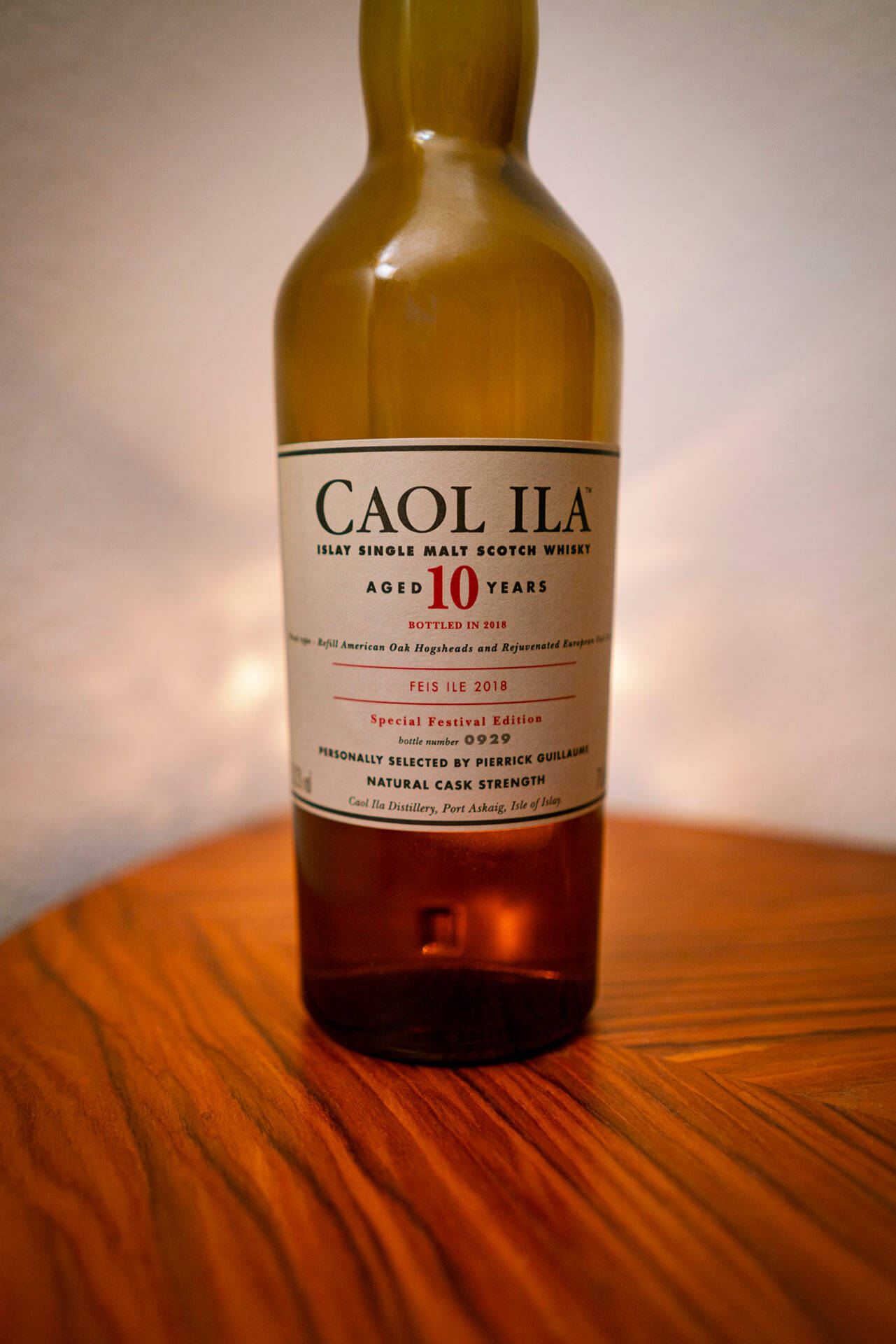 A Splendid Glass Of Caol Ila Single Malt Whiskey Background