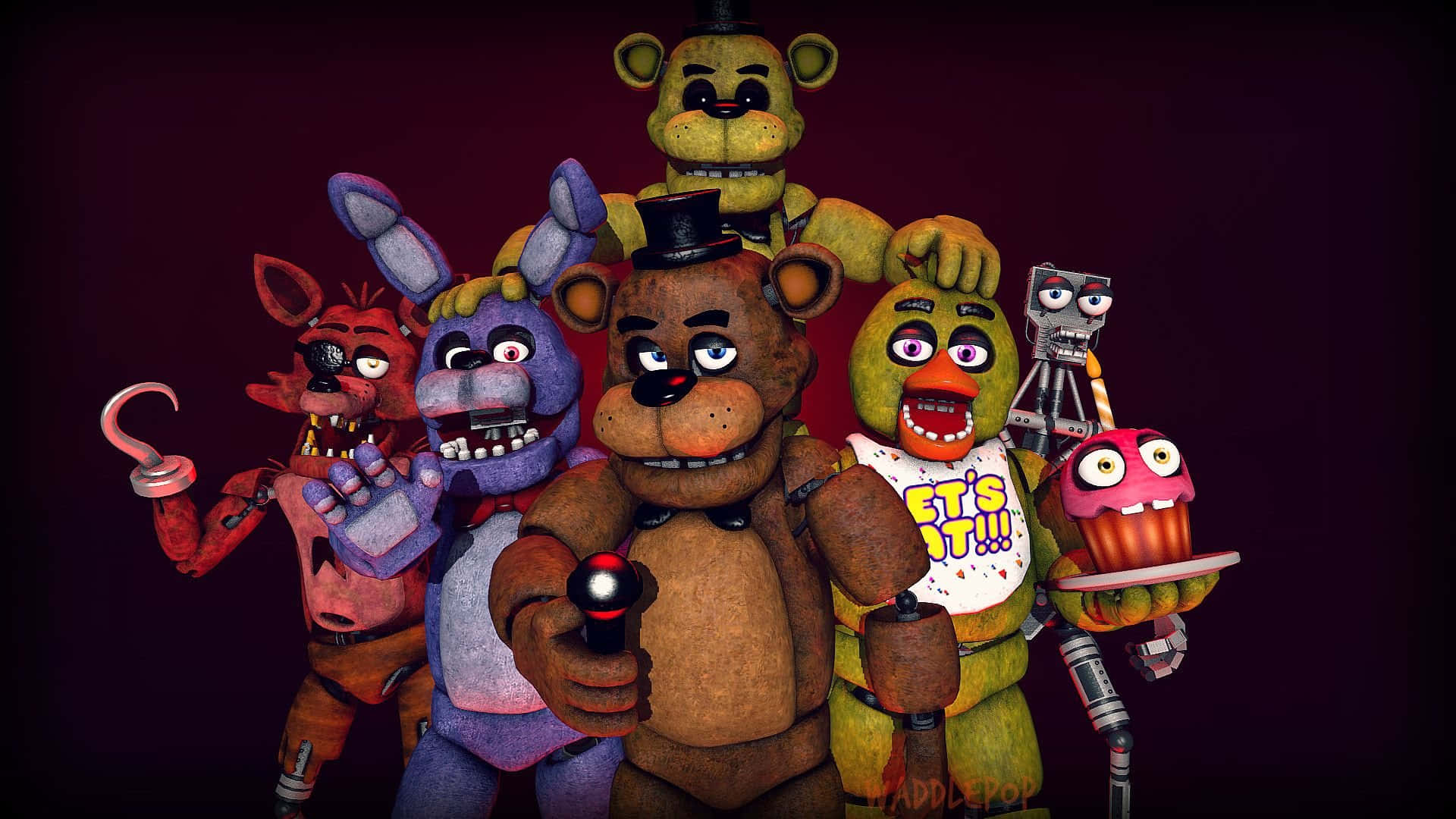 A Spooky, Abandoned Freddy Fazbear's Pizza Background