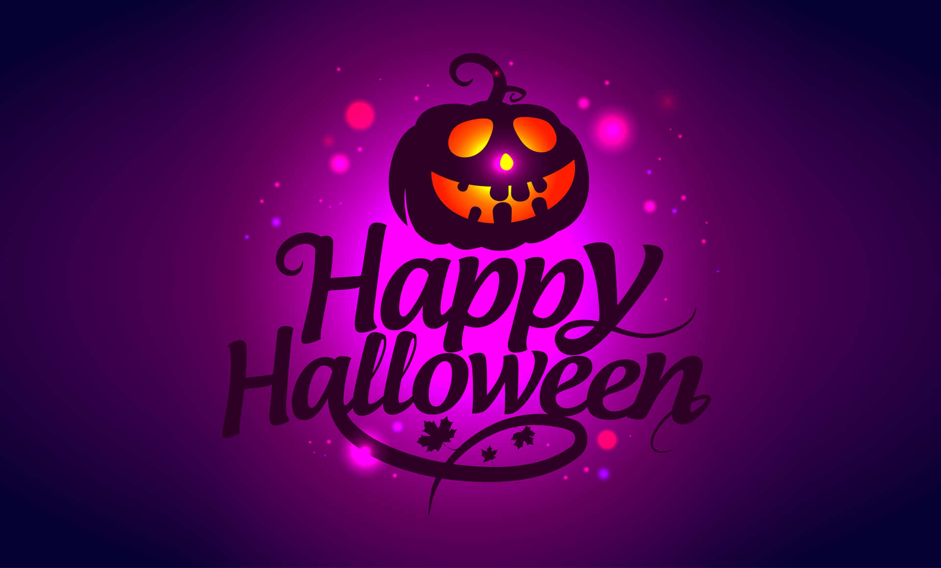 A Spooky Purple Halloween Night Background