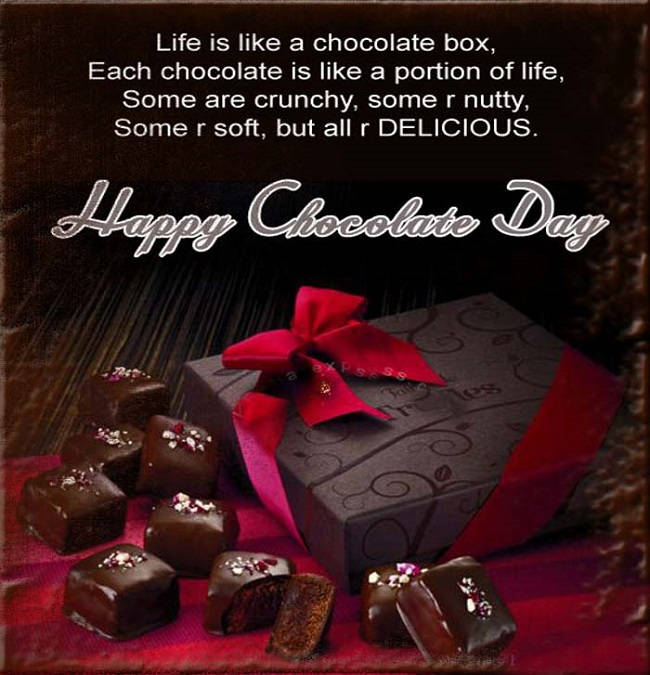 A Spread Of Decadent Chocolates Celebrating World Chocolate Day Background