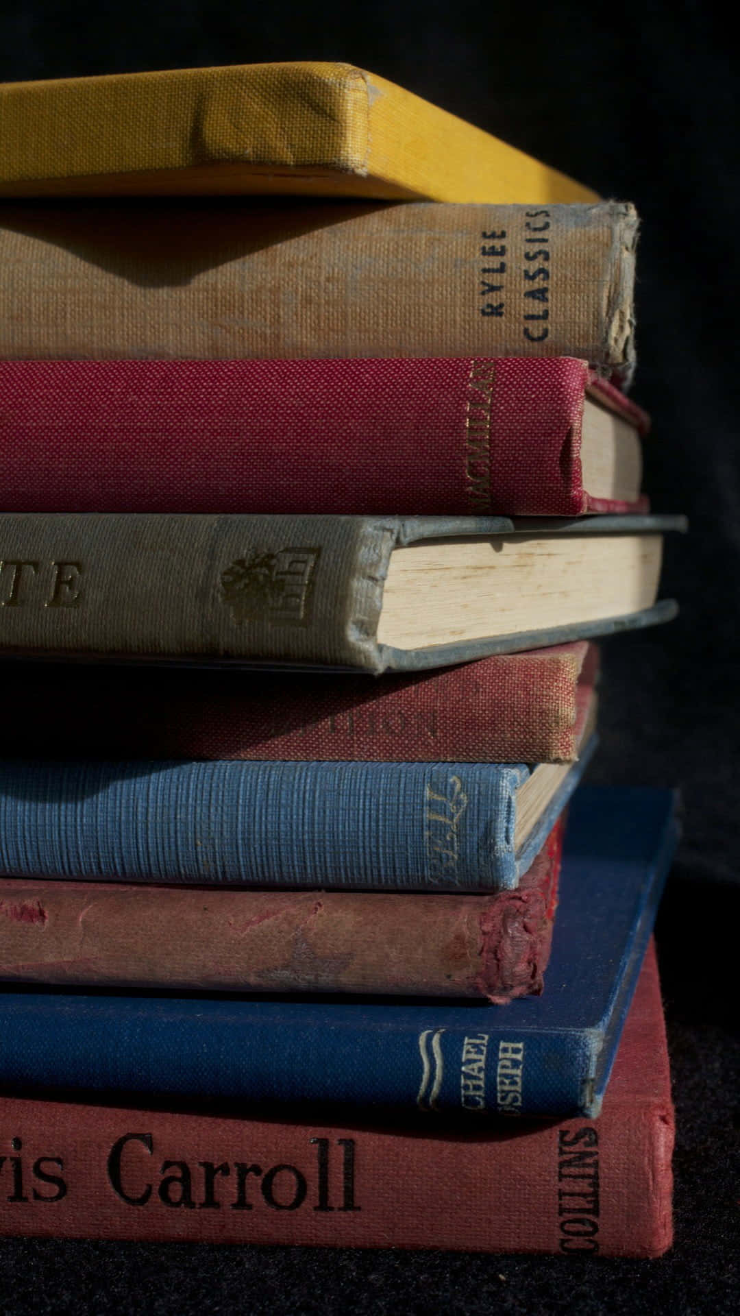 A Stack Of Books Background