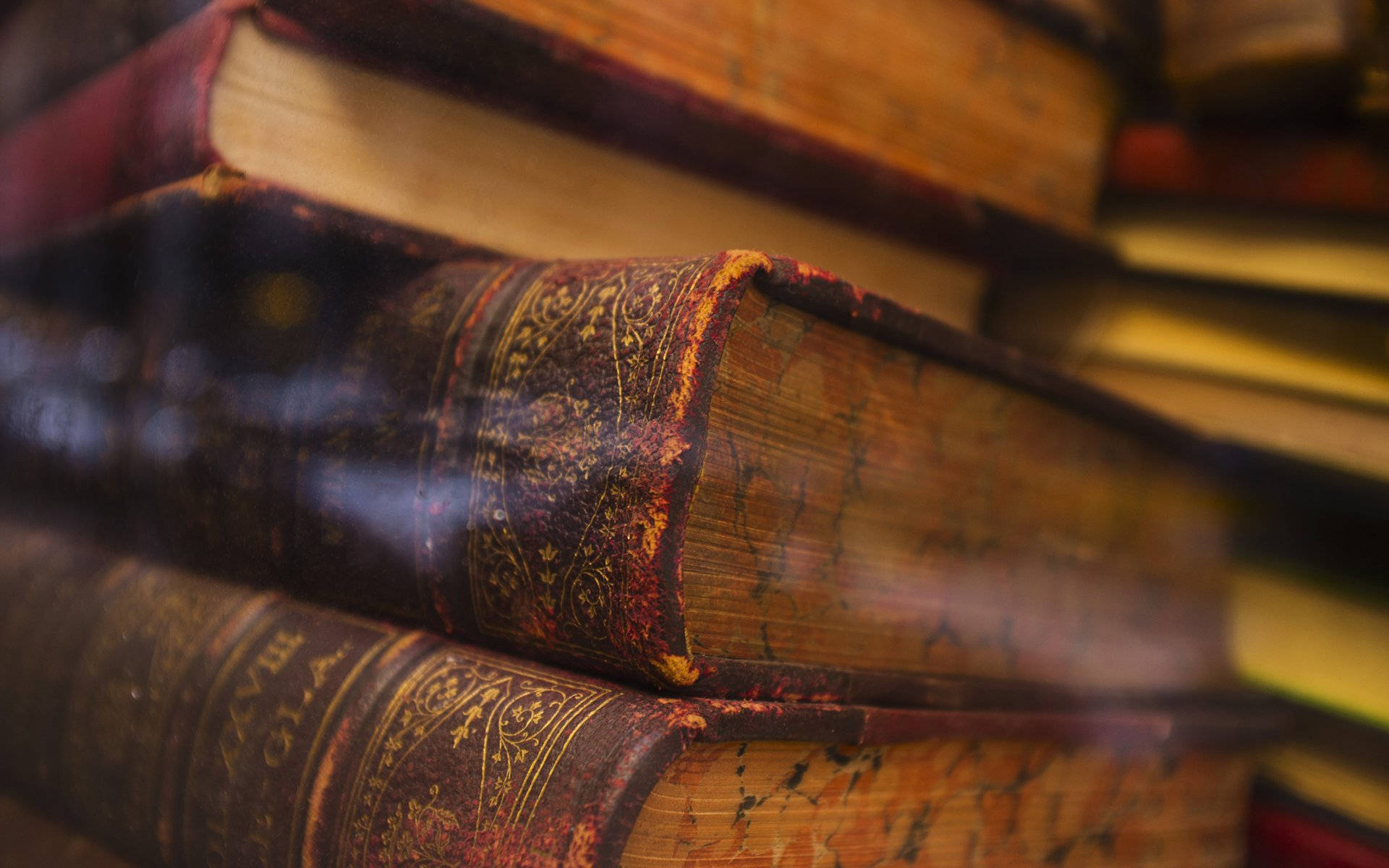 A Stack Of Books Background