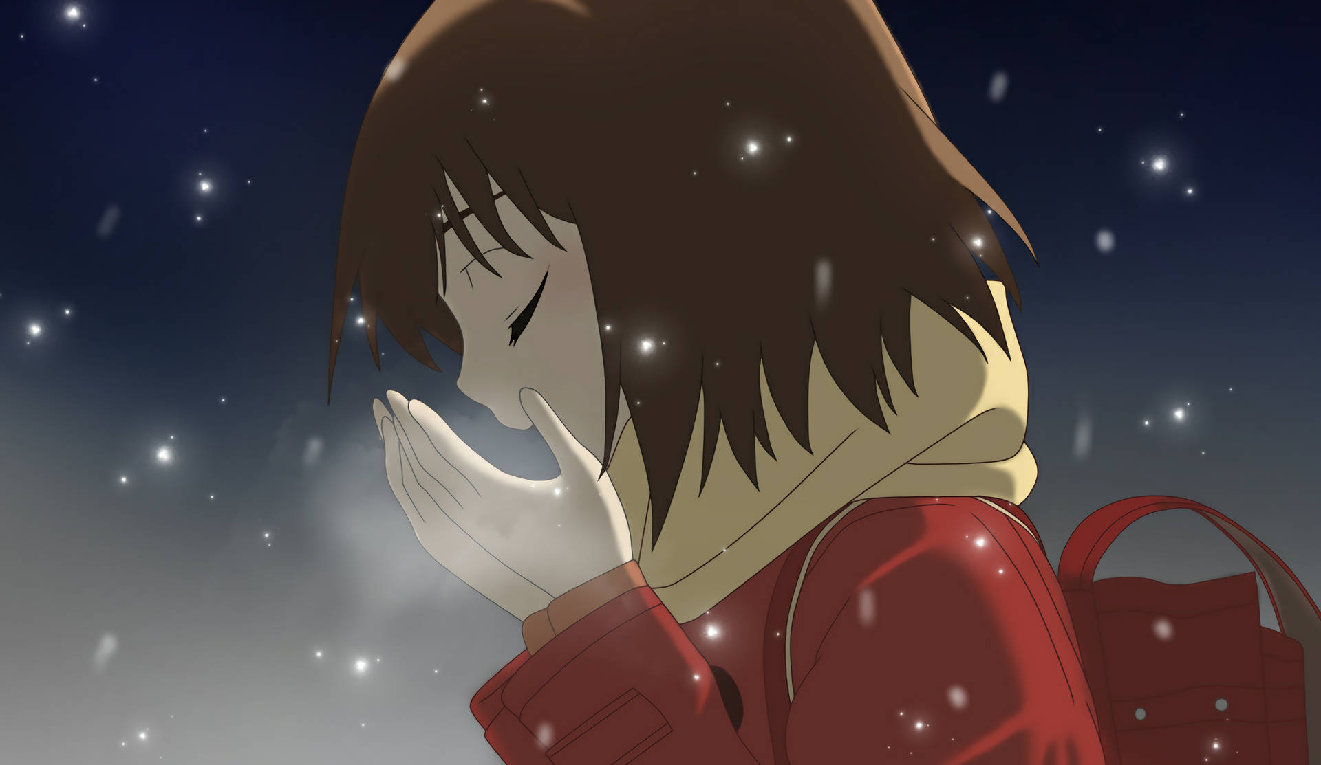 A Starry Night In Erased Background