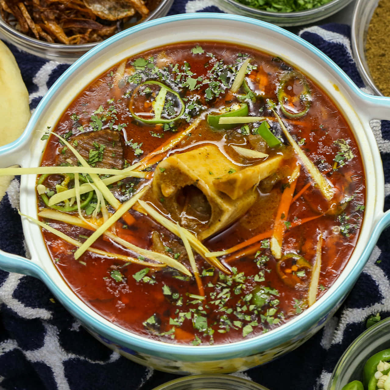 A Steaming Bowl Of Nihari - Traditional Indian/pakistani Delicacy Background