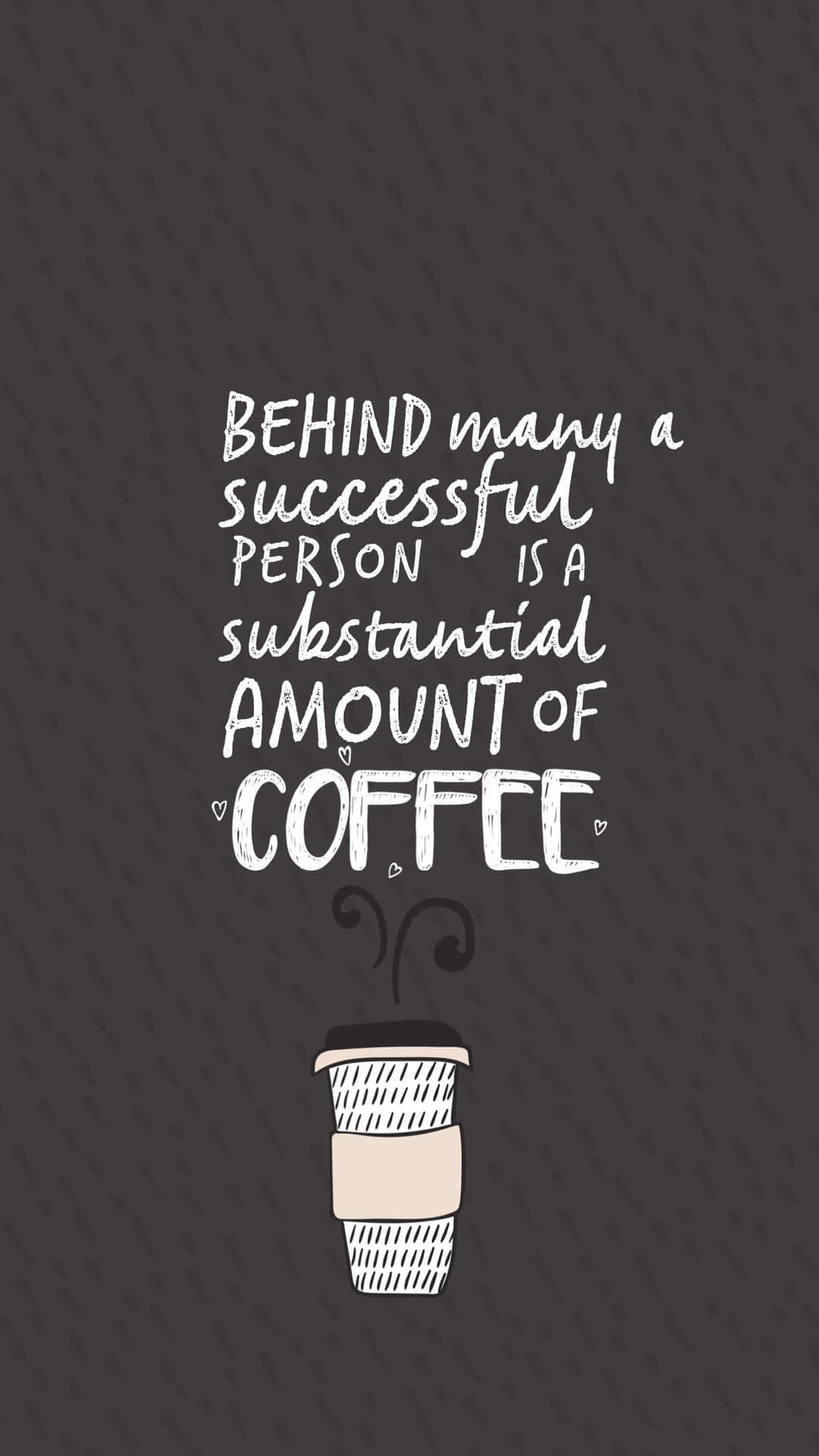 A Steaming Cup Of Fresh Coffee On A Table Background
