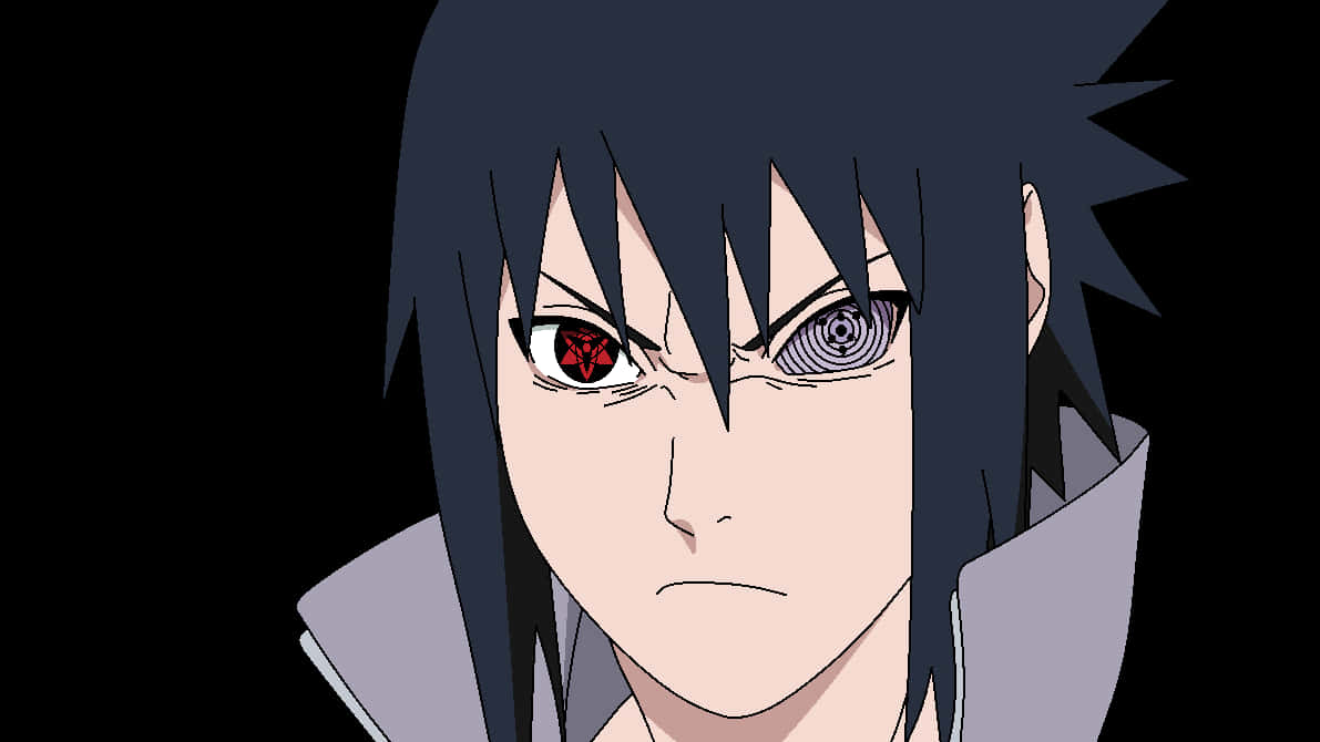 A Stoic Sasuke Uchiha Stares Ahead.