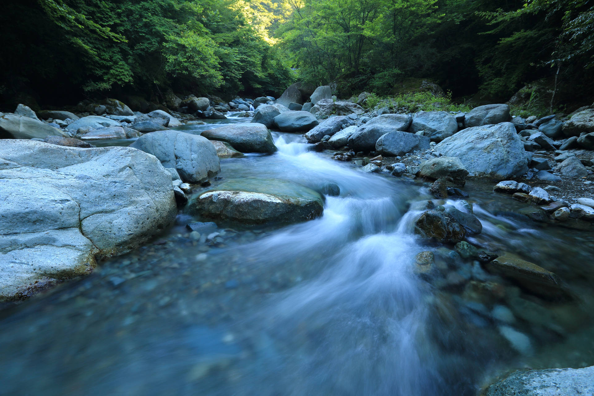 A Streaming River Water Hd Background