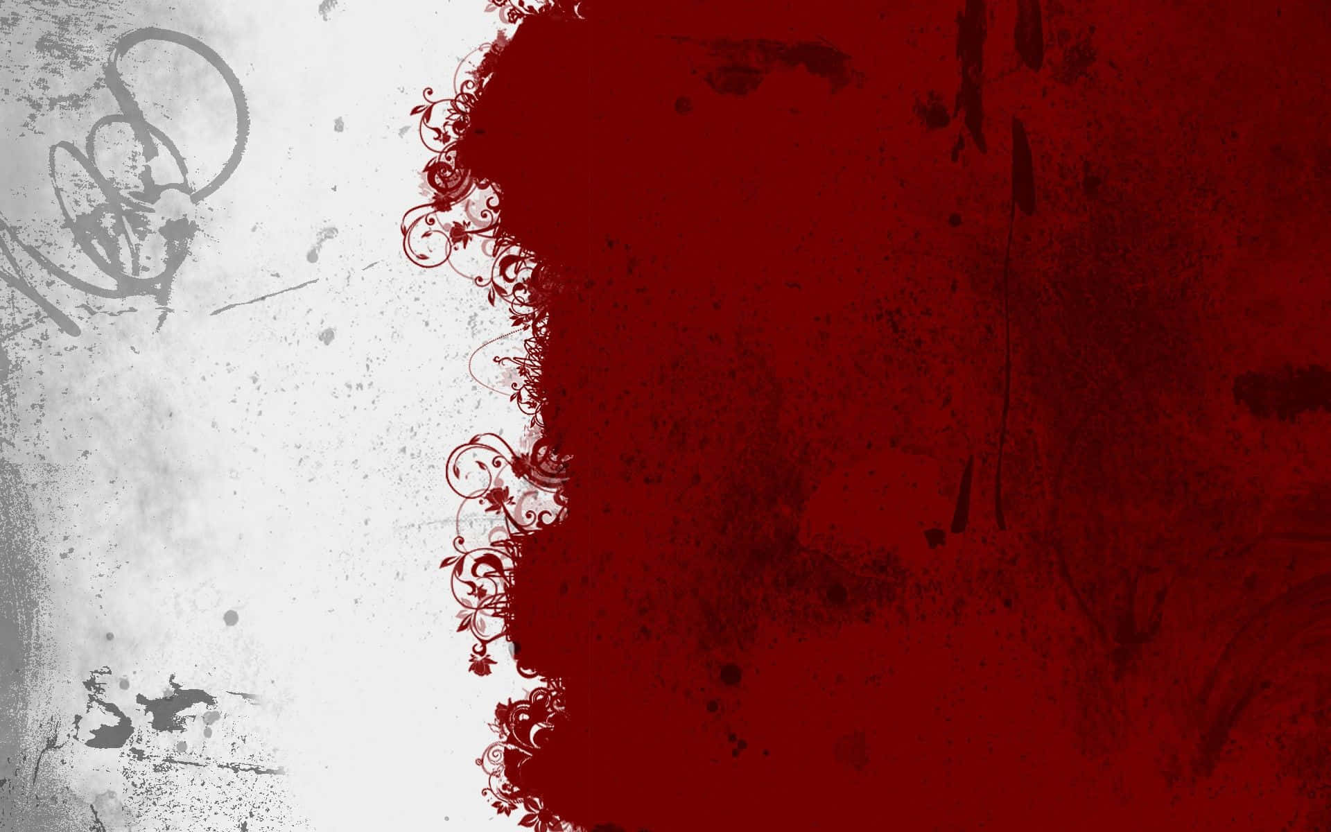 A Striking Red Grunge Wallpaper Background