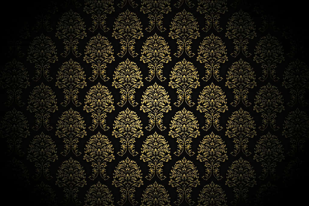 A Study In Sophistication - Elegant Black And Gold Background