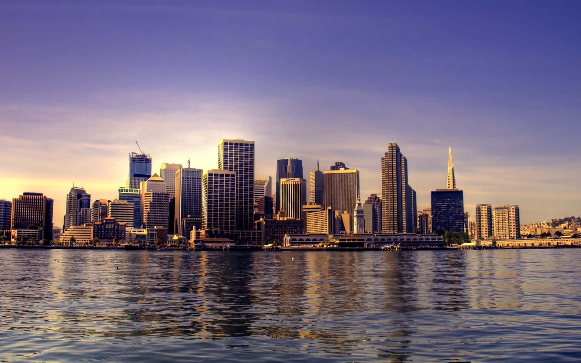 A Stunning Aerial View Of The City Of Seattle, Washington Background