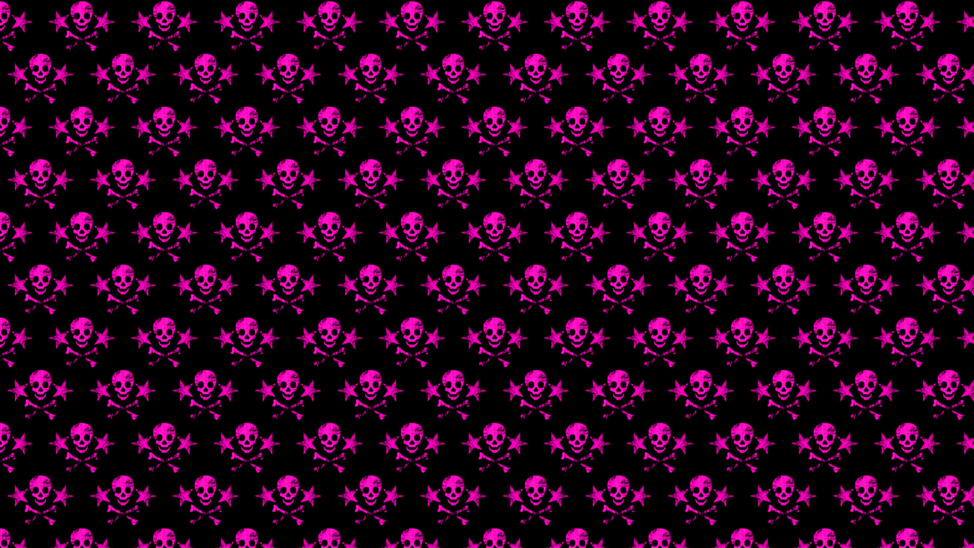 A Stunning And Eerie Pink Skull Background