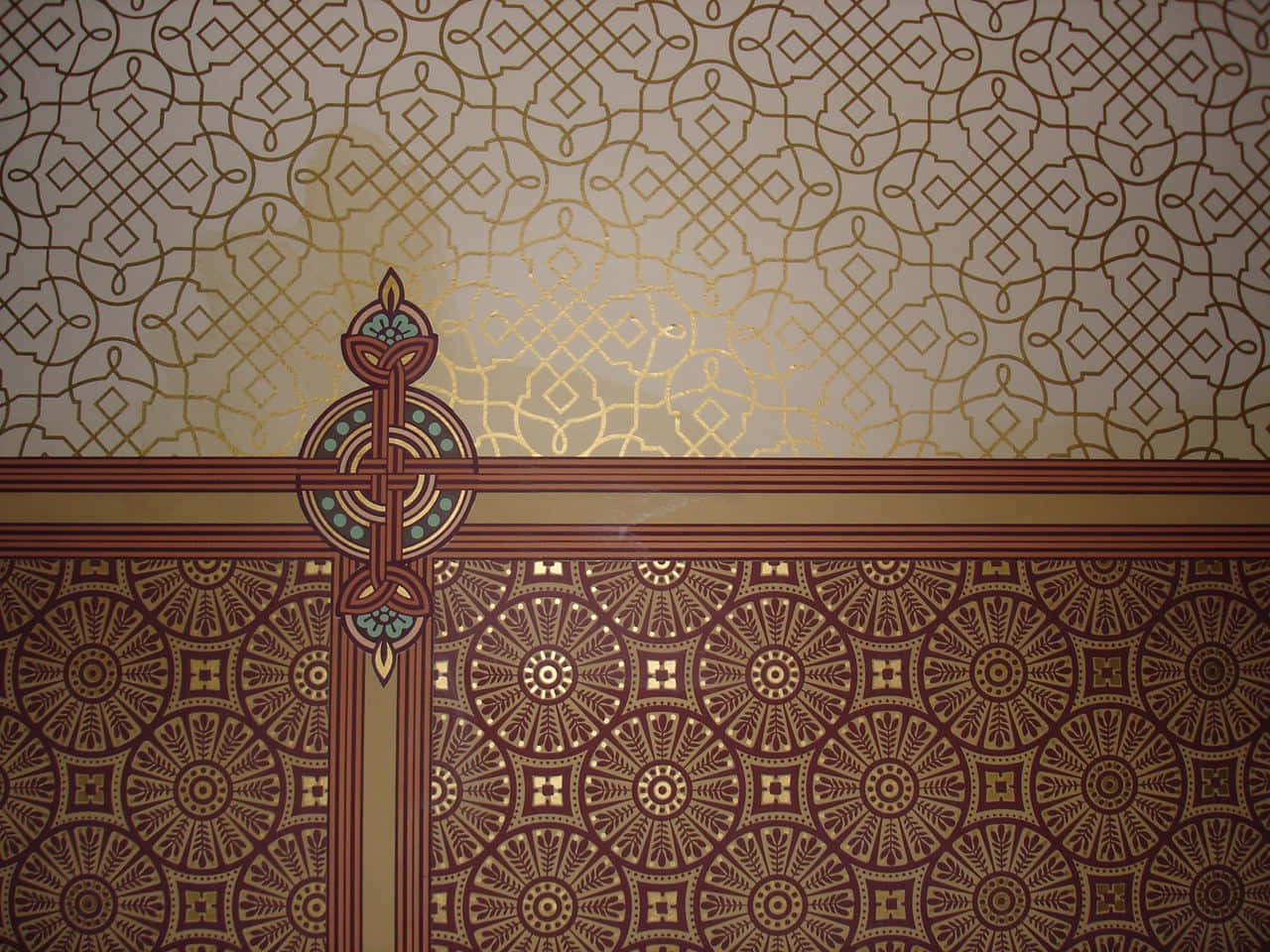 A Stunning Example Of Art Nouveau Style Background